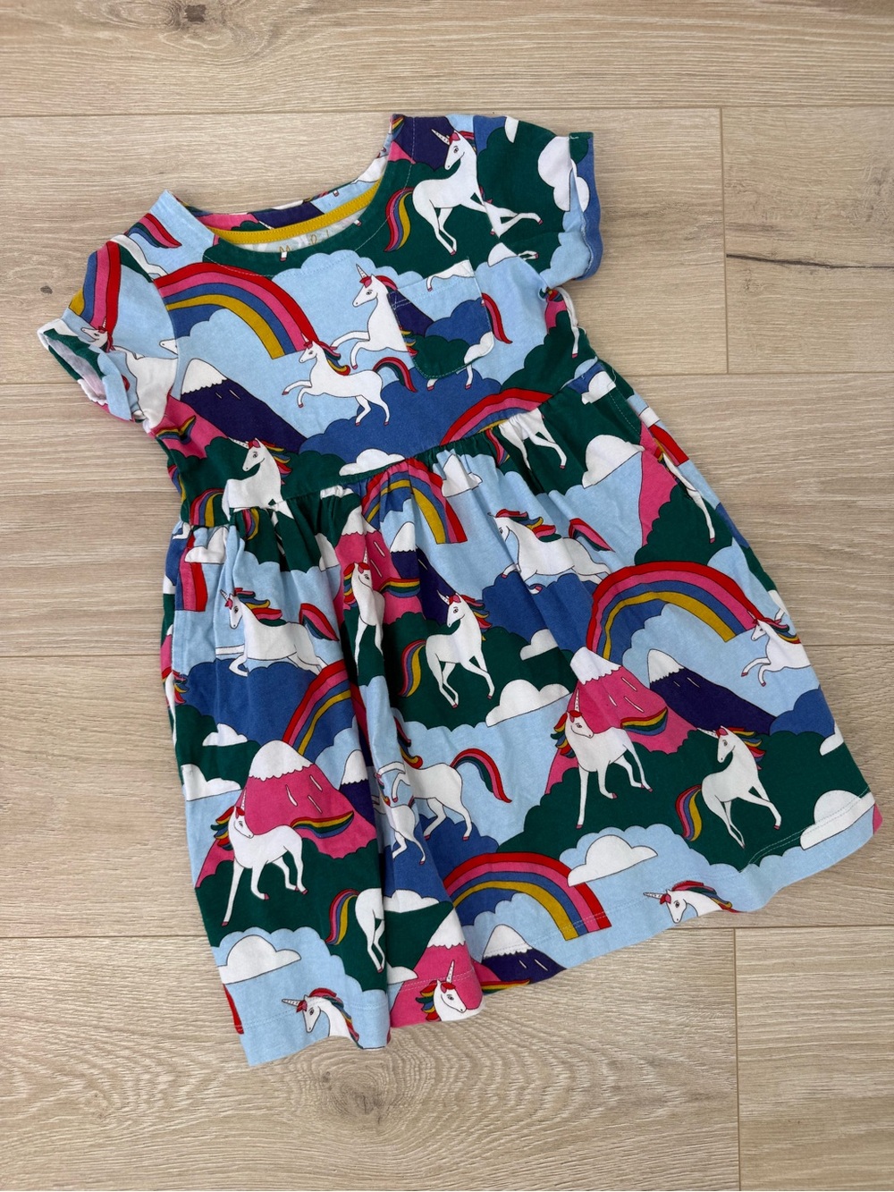 Mini Boden Playful Unicorn Dress